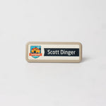 Select Name Badge - Slim Rectangle - Safety Pin