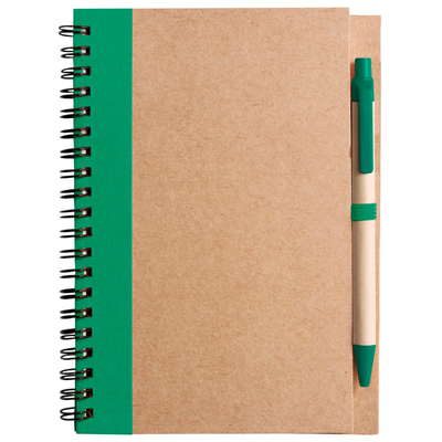 Branded Smithen Cardboard notebook with ballpen