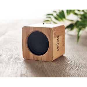 Bamboo wireless speaker